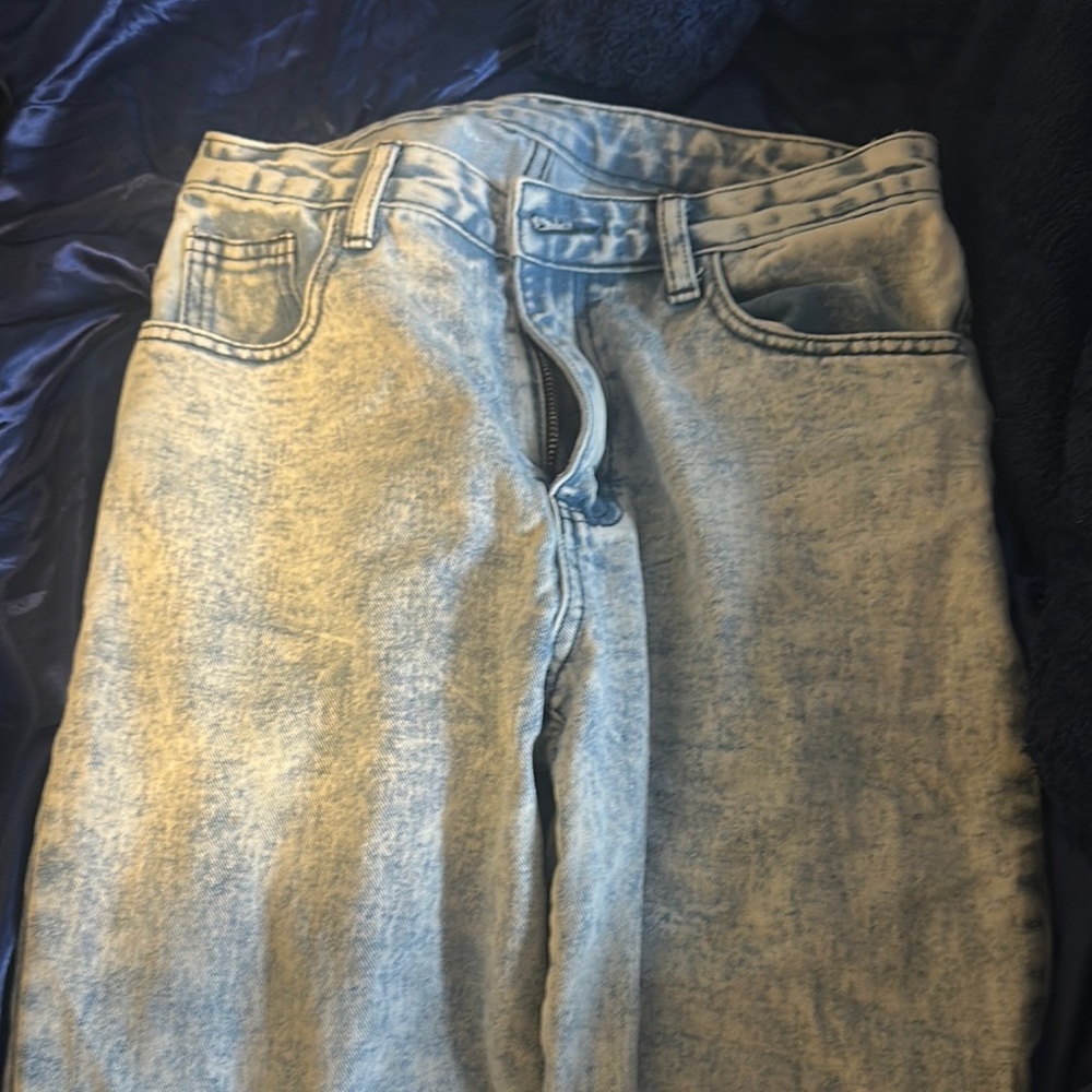 Acid Wash Denim Jeans